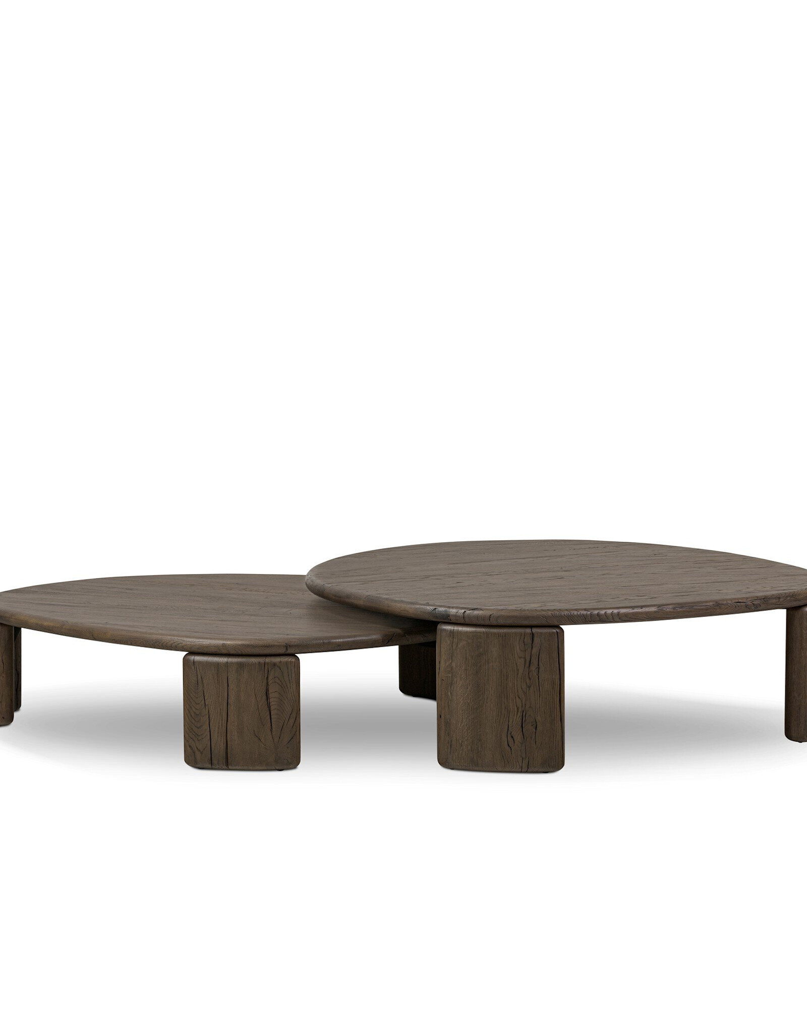 Falco Nesting Tables in Grey Reclaimed French Oak