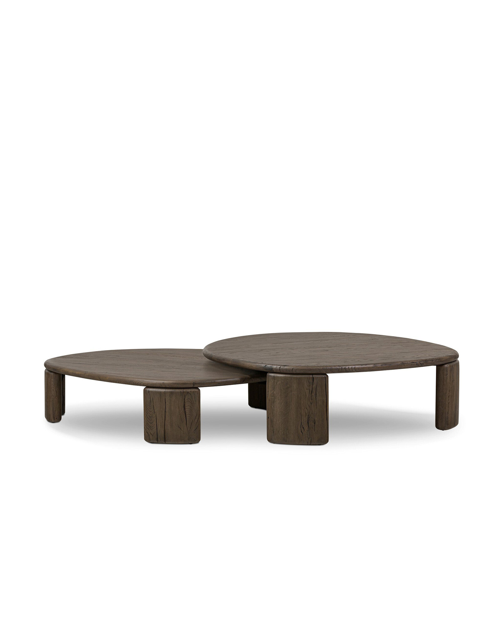 Falco Nesting Tables in Grey Reclaimed French Oak