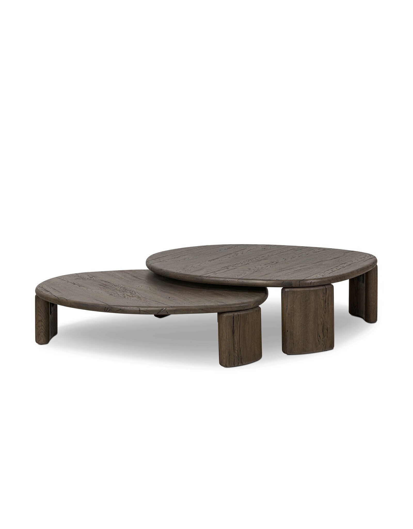 Falco Nesting Tables in Grey Reclaimed French Oak