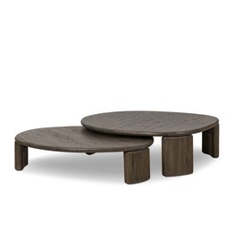 Falco Nesting Tables in Grey Reclaimed French Oak