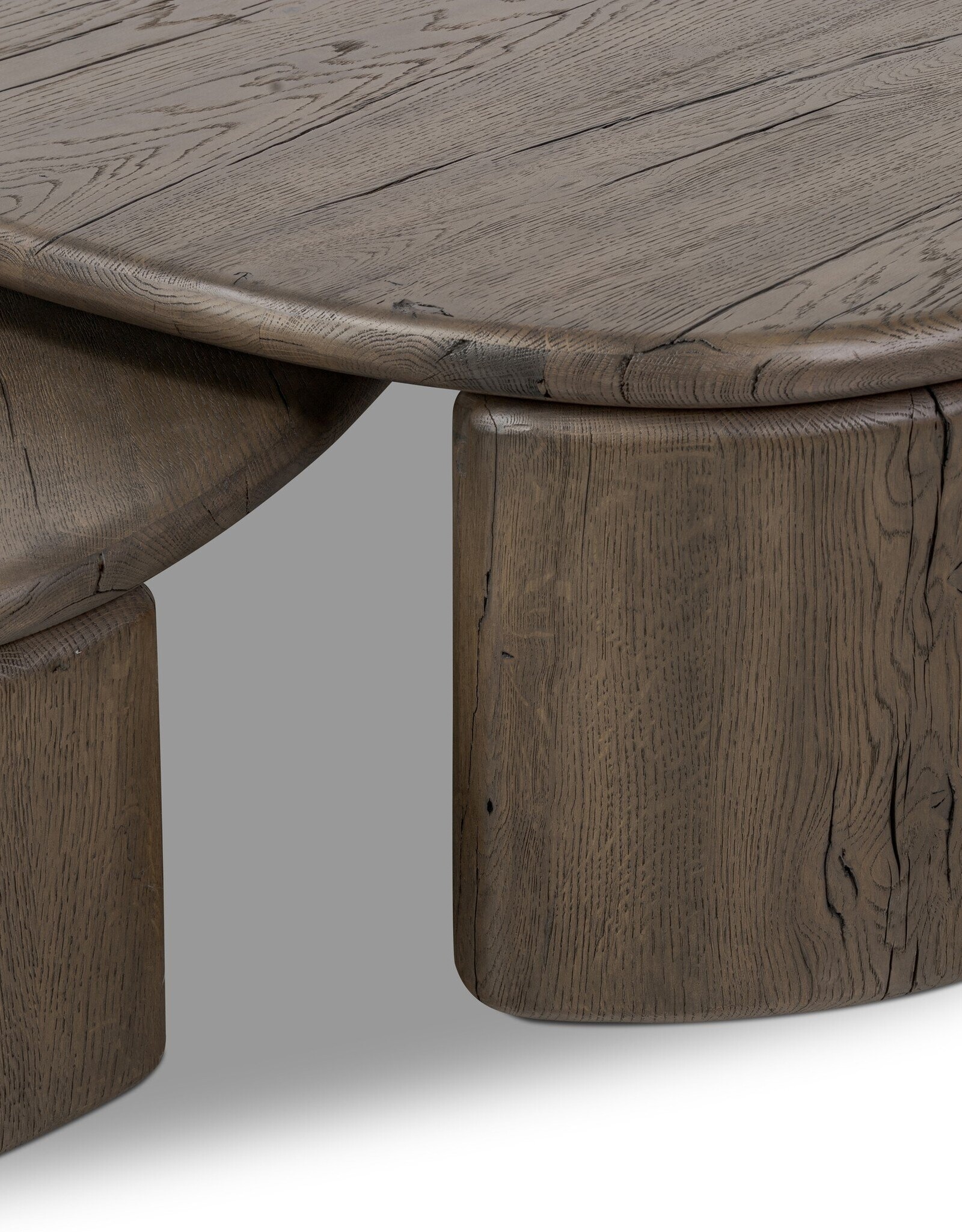 Falco Nesting Tables in Grey Reclaimed French Oak