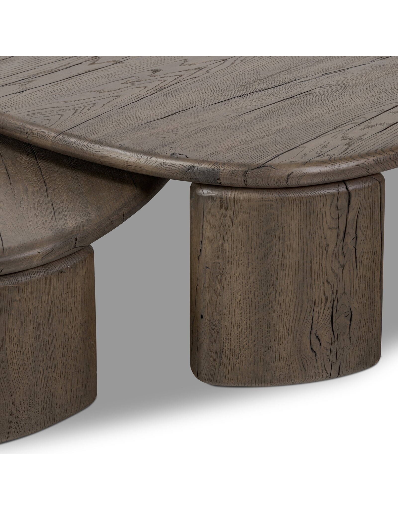 Falco Nesting Tables in Grey Reclaimed French Oak