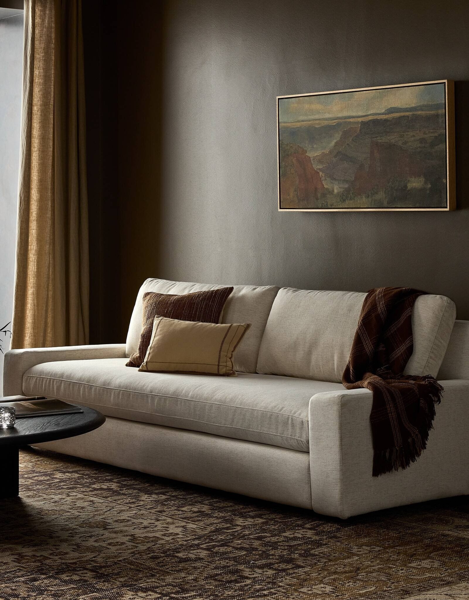 Yelena Sofa 100" in Crypton Nomad Snow