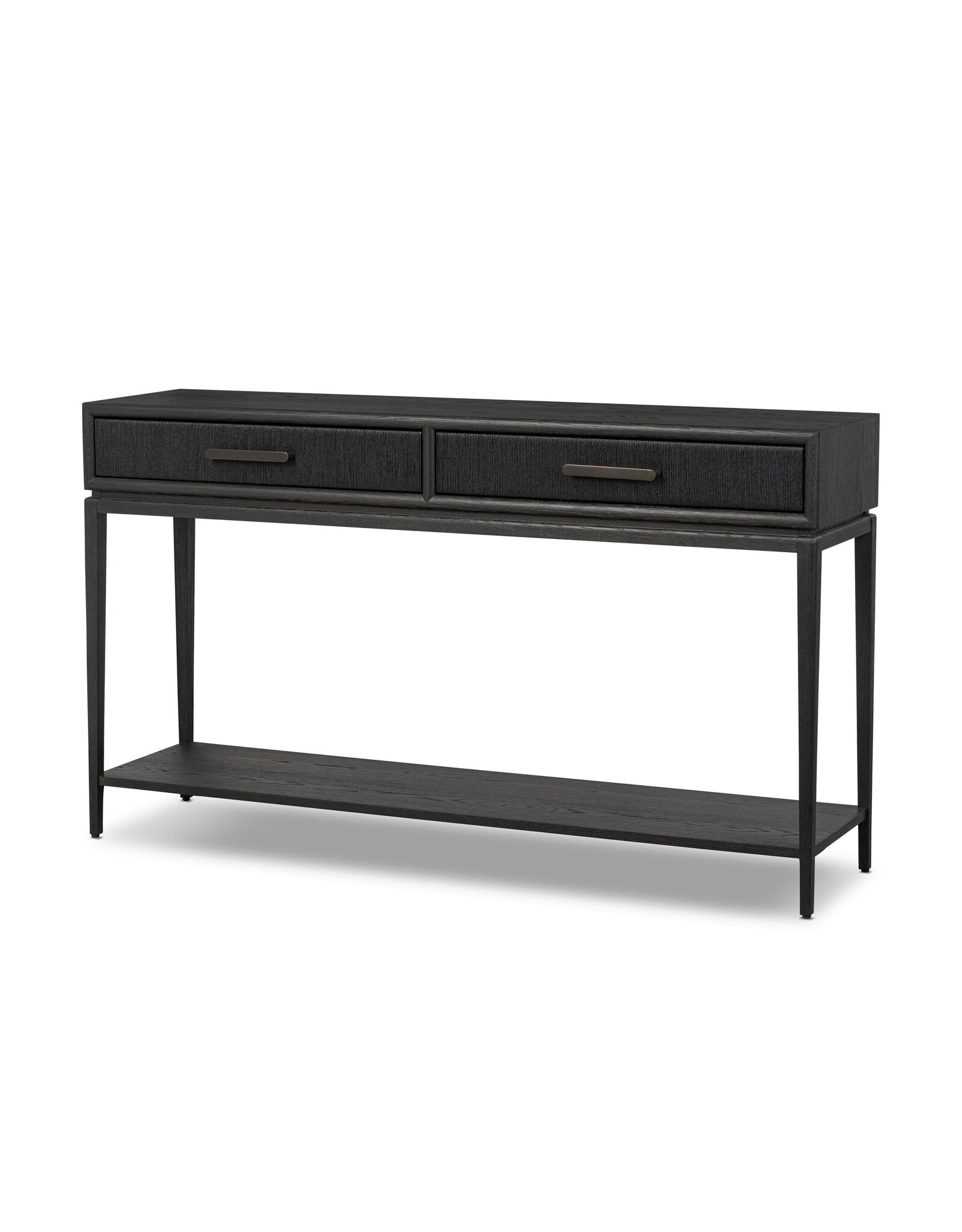 Rosenell Console Table 60" in Black Oak Solid
