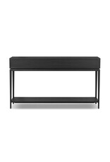 Rosenell Console Table 60" in Black Oak Solid