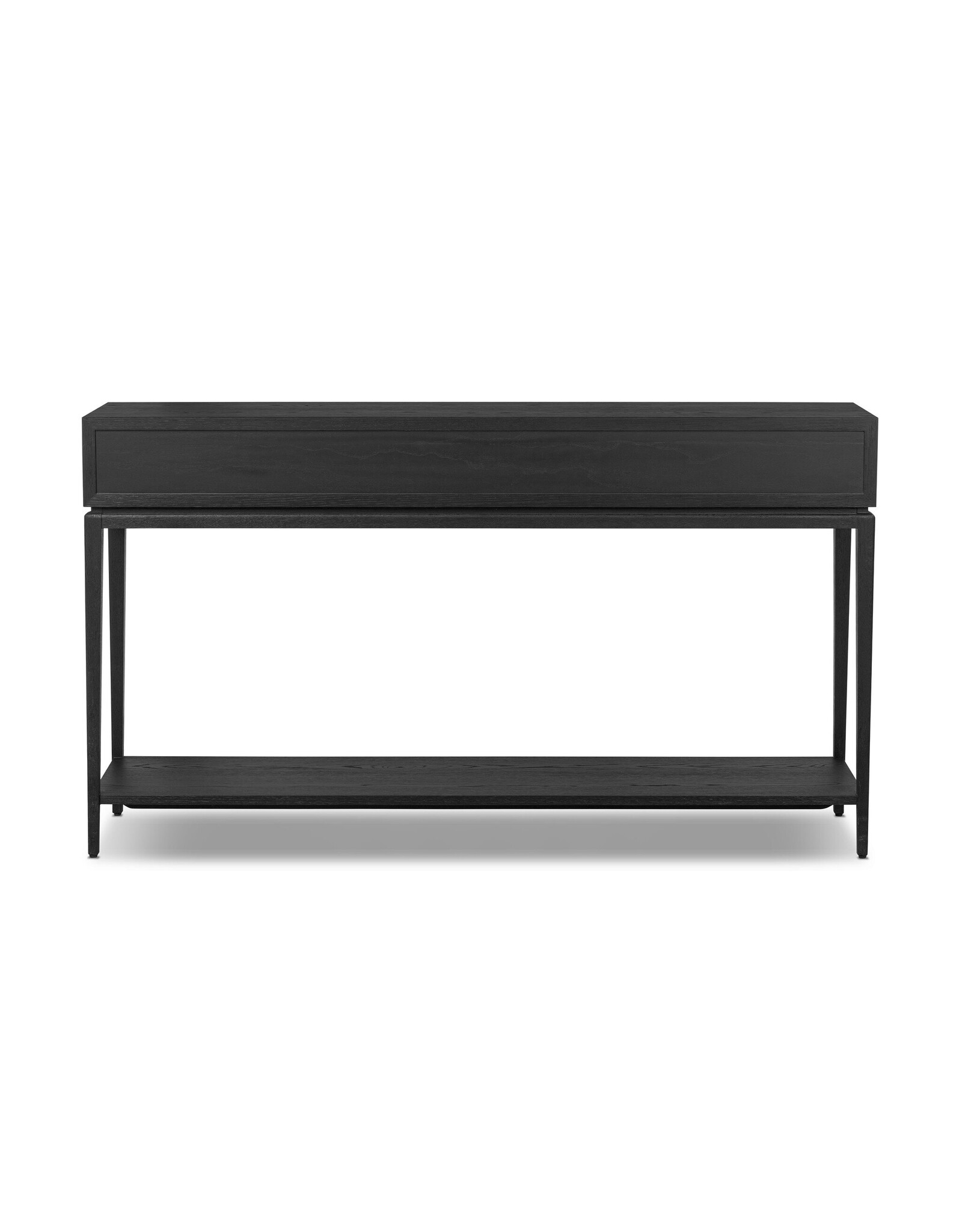 Rosenell Console Table 60" in Black Oak Solid