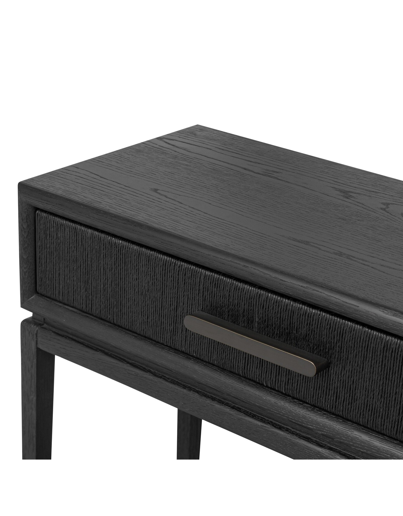 Rosenell Console Table 60" in Black Oak Solid