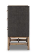 Fiona 6 Drawer Dresser in Black Raffia