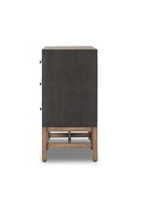 Fiona 6 Drawer Dresser in Black Raffia