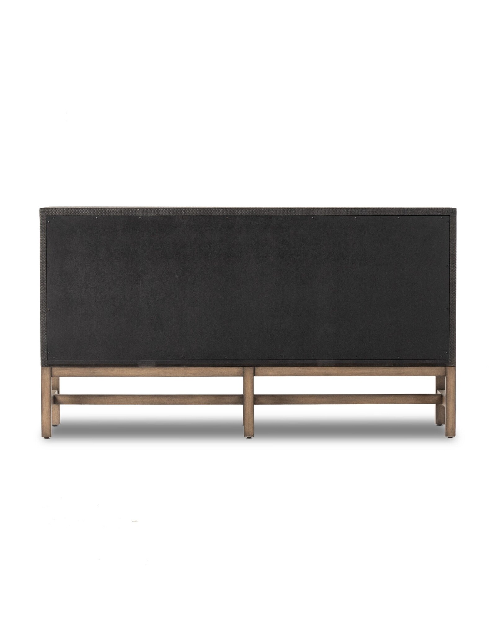 Fiona 6 Drawer Dresser in Black Raffia