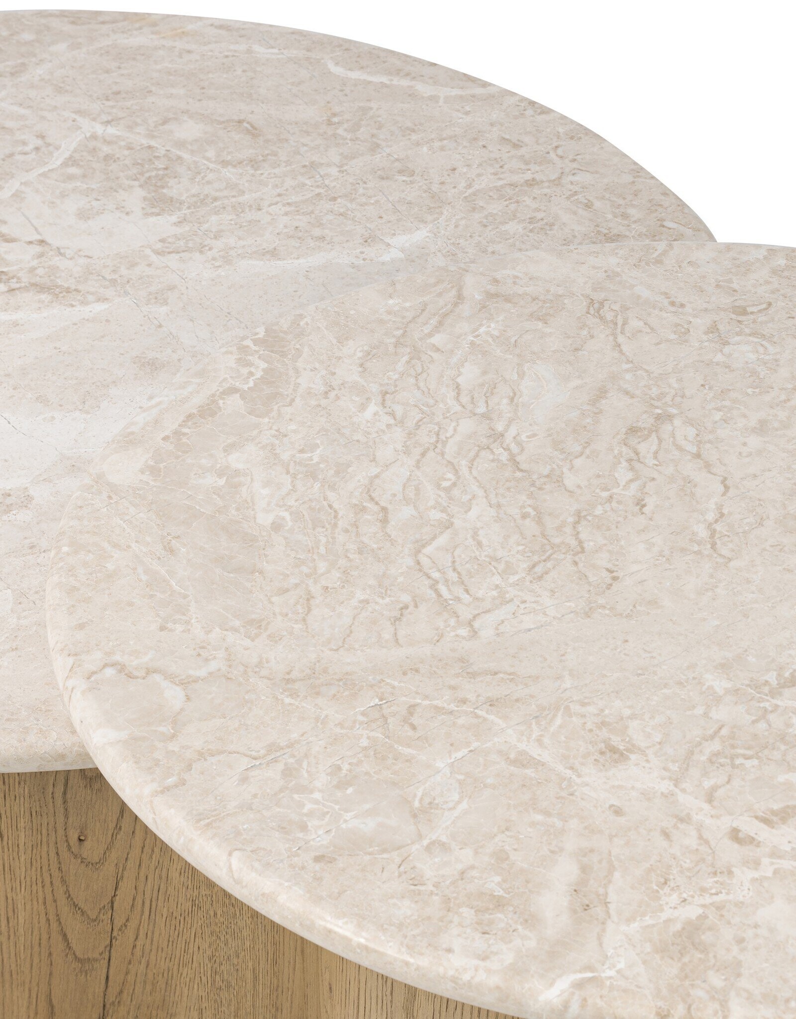 Toro Coffee Table in Cappuccino Marble