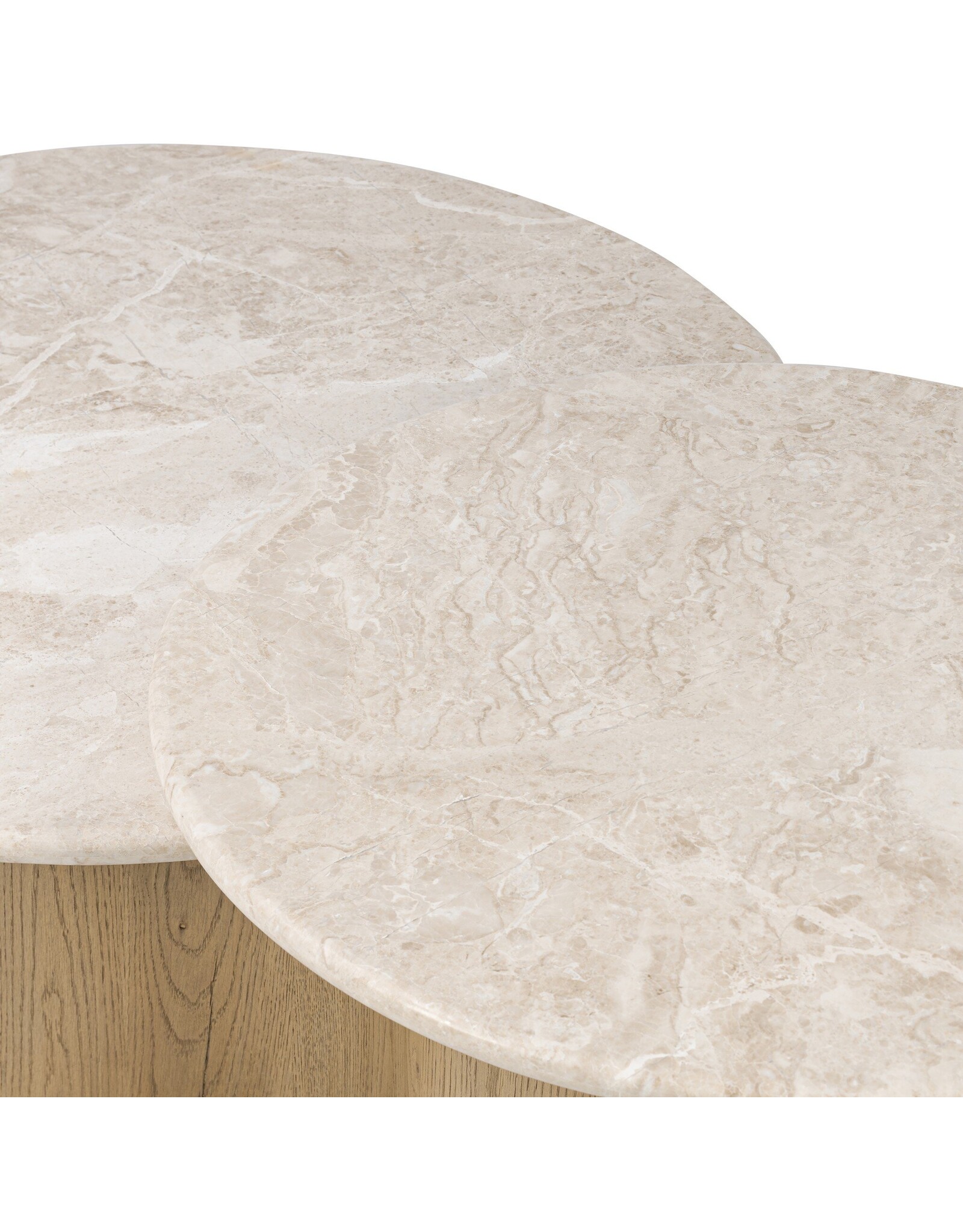 Toro Coffee Table in Cappuccino Marble