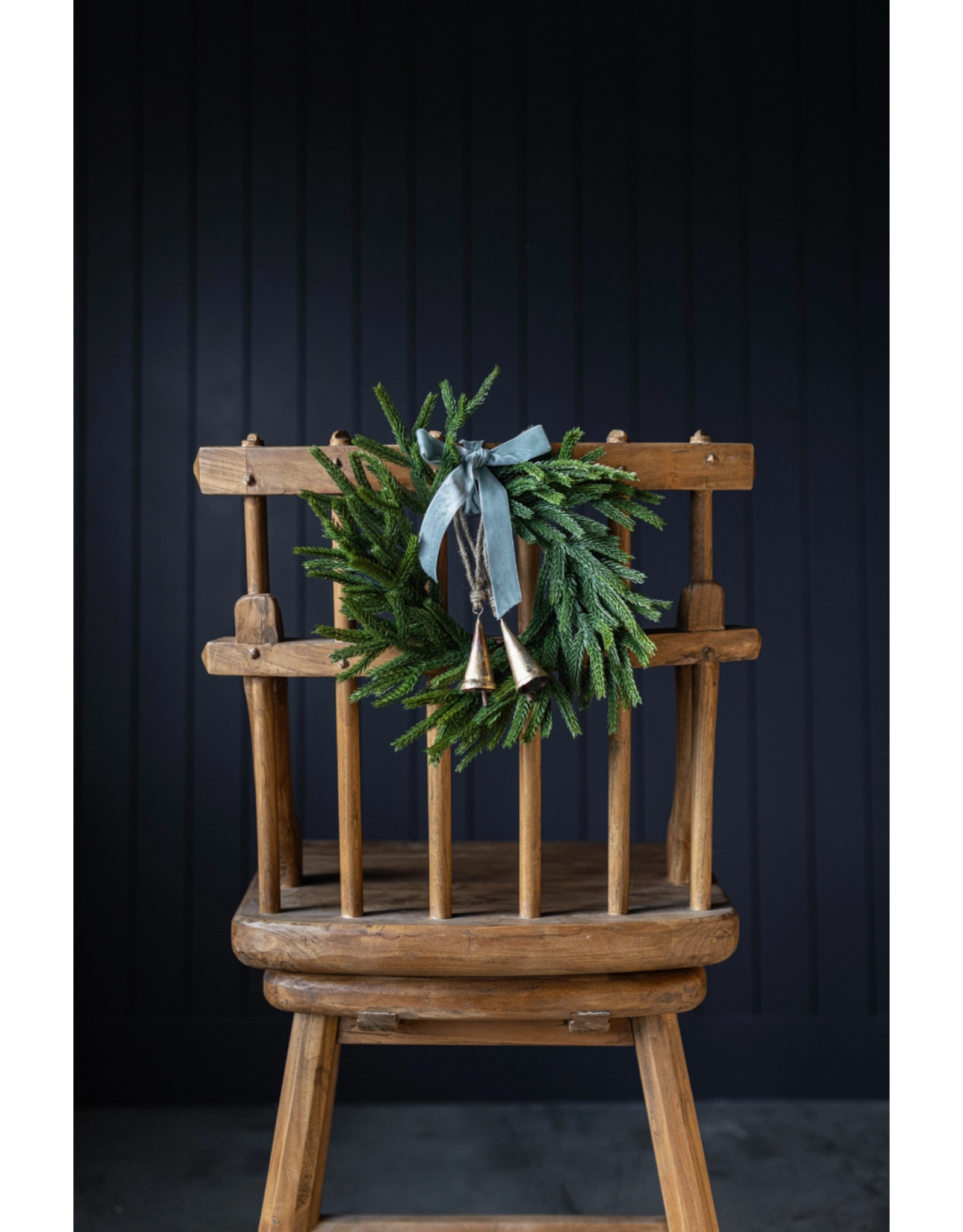 Norfolk Pine Real Touch Wreath 12"