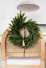 Norfolk Pine Real Touch Wreath 12"