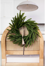 Norfolk Pine Real Touch Wreath 12"