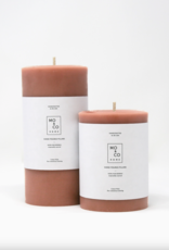TerraCotta 100% Beeswax Pillar Candle 3x4