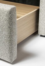 Lourdes King Drawer Storage Bed - Dune