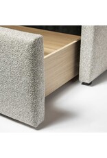 Lourdes King Drawer Storage Bed - Dune