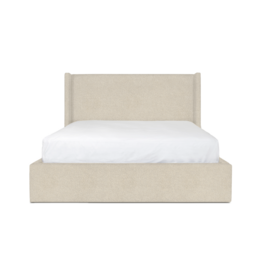 Lourdes King Storage Drawer Bed - Cream