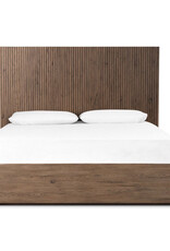 Leo King Bed in Rustic Grey