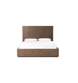 Leo King Bed in Rustic Grey