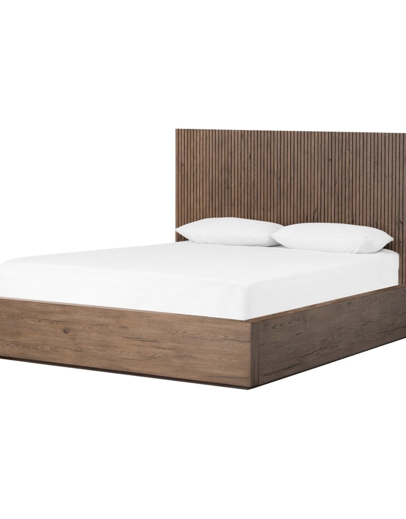 Leo King Bed in Rustic Grey