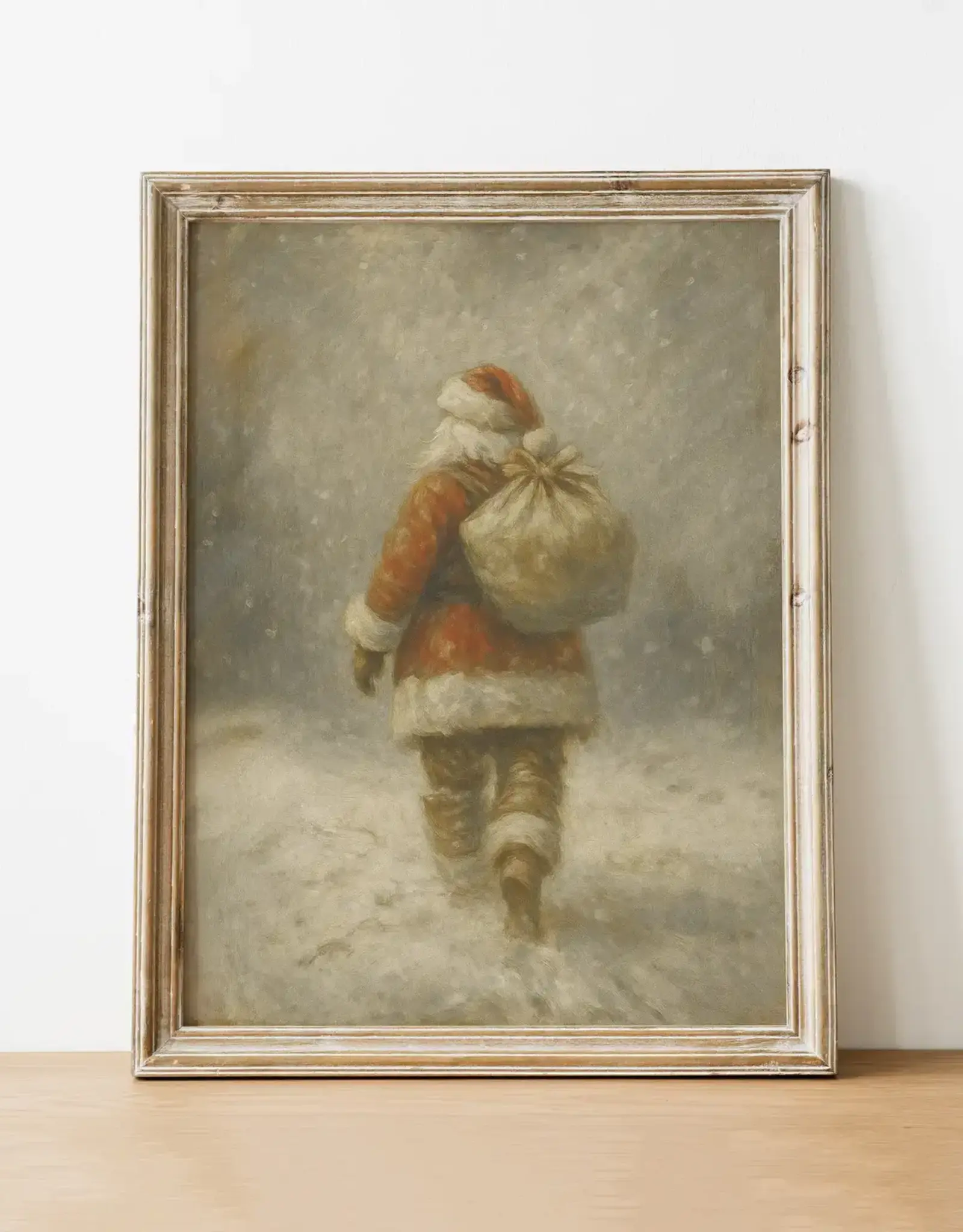 Santa Art Print | 8x10in