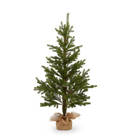 45" Noble Fir Tree in Burlap Bag