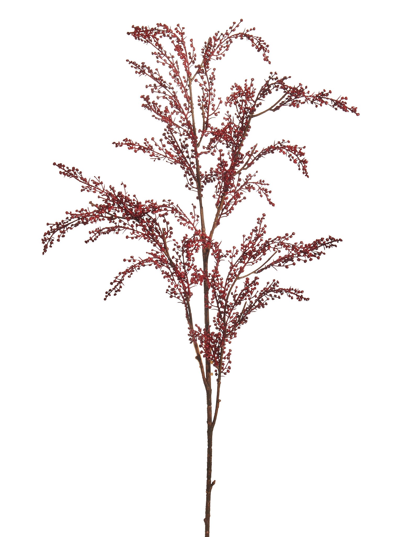 38" Mini Red Berry Branch