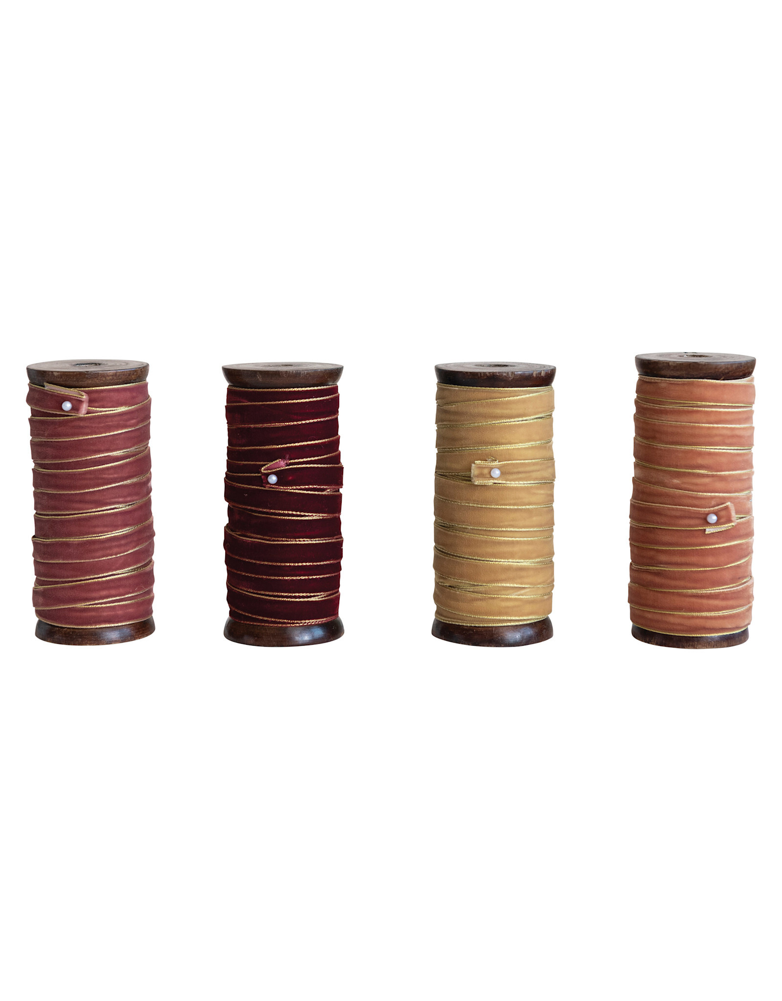 10 Yard Velvet Ribbon, Various Colours