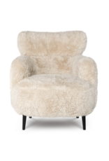 Ginger Accent Chair in Downy Cream