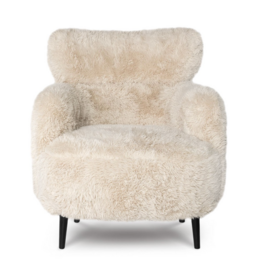 Ginger Accent Chair in Downy Cream