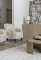 Ginger Accent Chair in Downy Cream