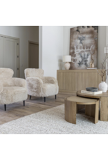 Ginger Accent Chair in Downy Cream
