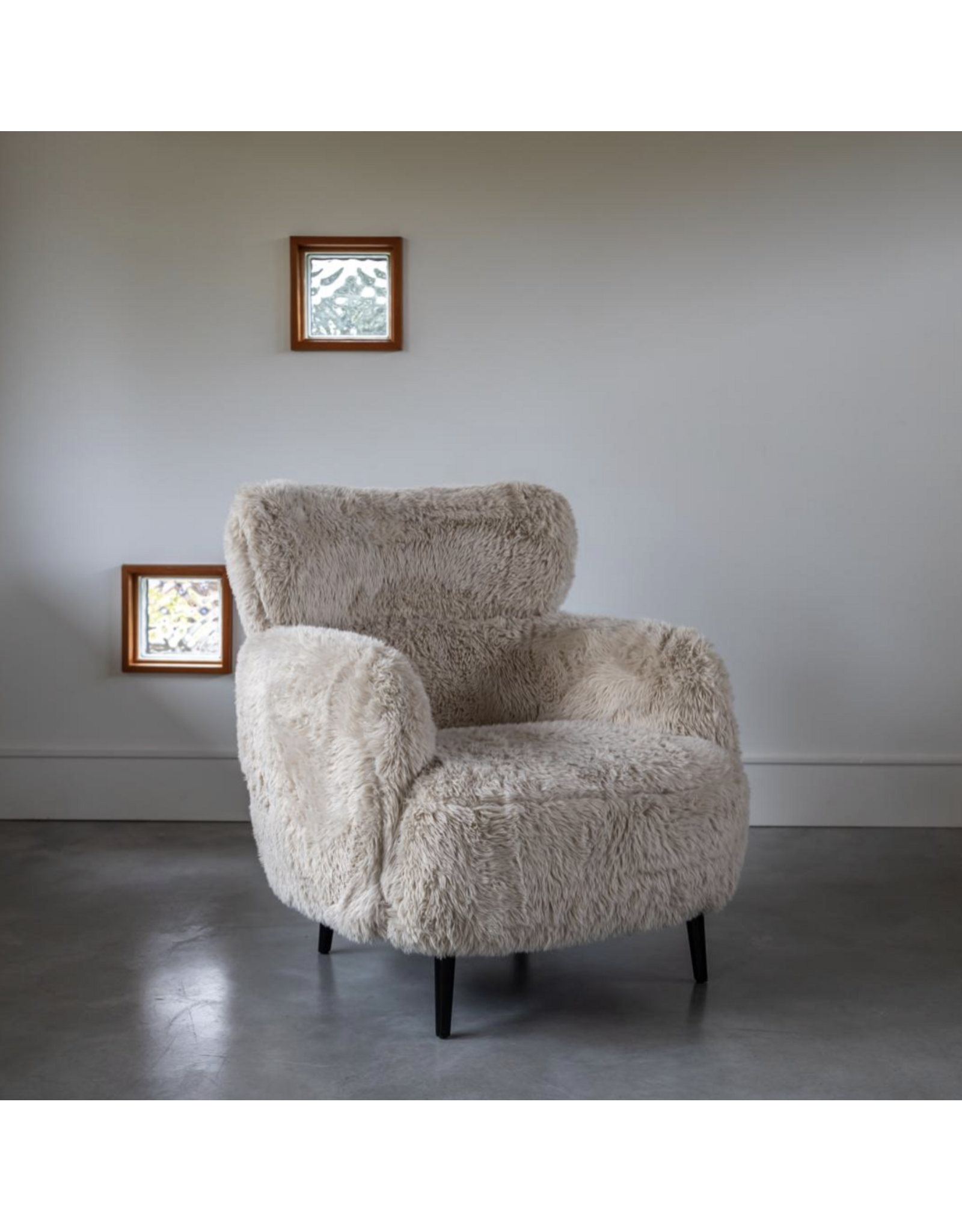 Ginger Accent Chair in Downy Cream