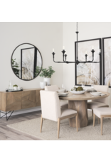 Gabriel Large Matte Black Chandelier