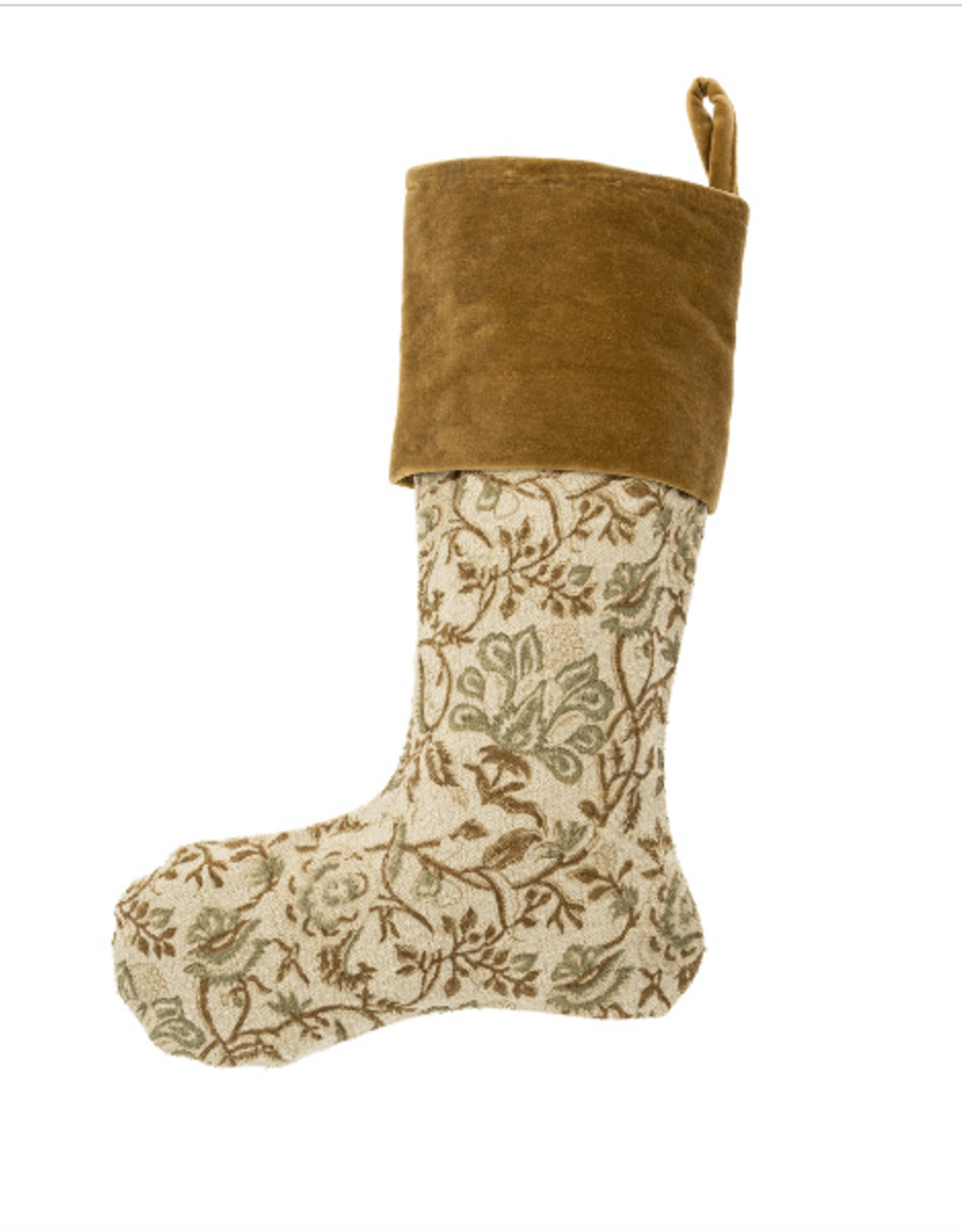 Rani Block Print Velvet Stocking