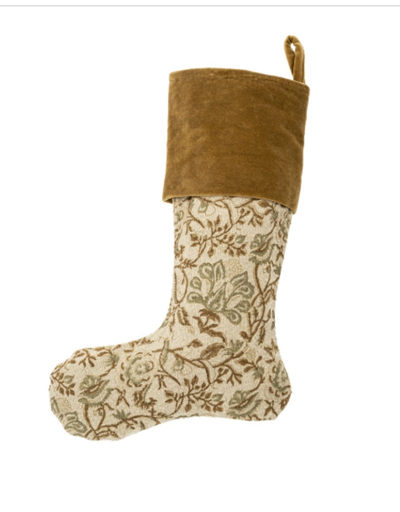 Rani Block Print Velvet Stocking