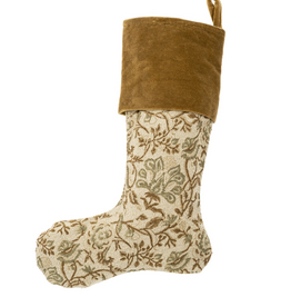 Rani Block Print Velvet Stocking