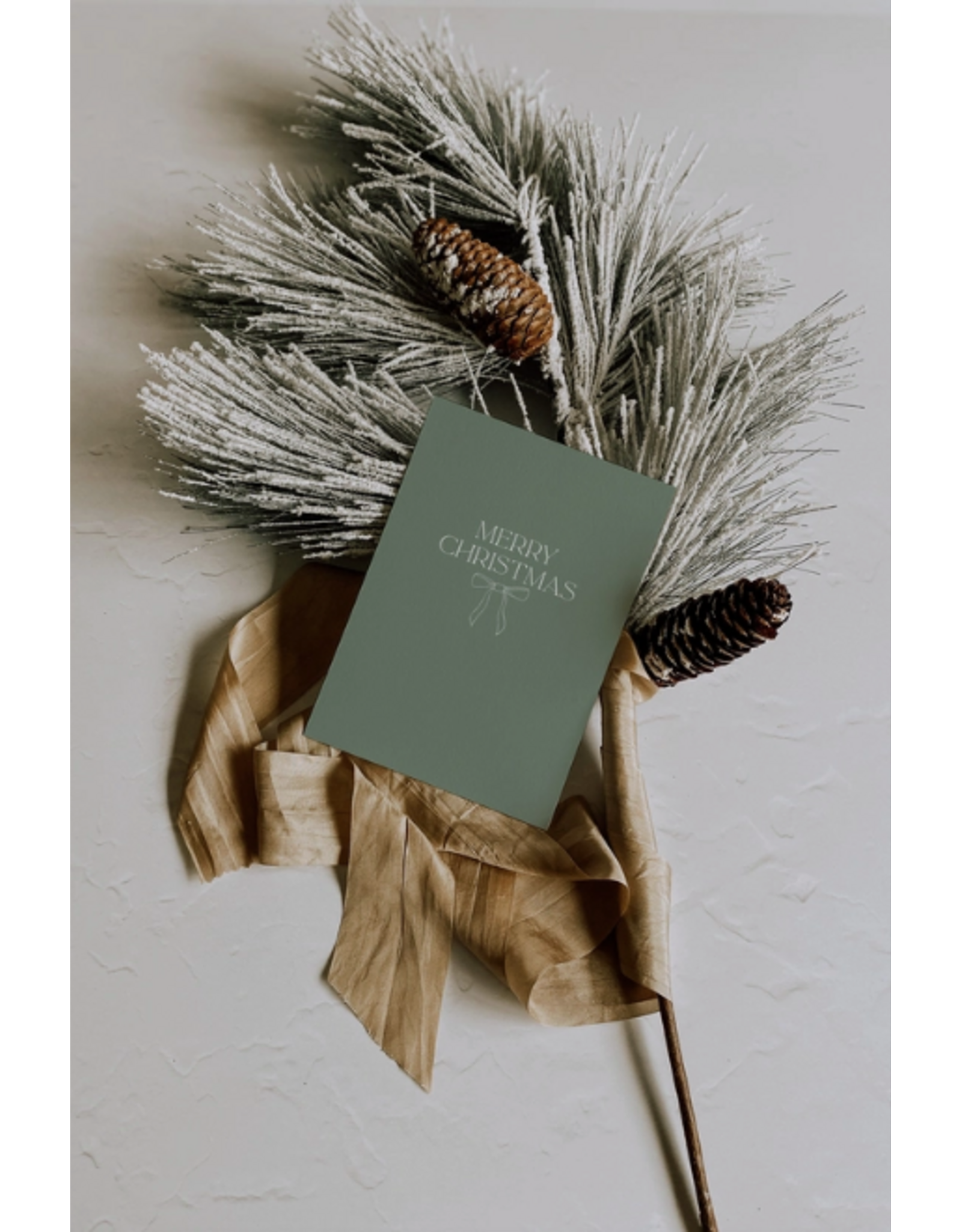 Merry Christmas Bow Card