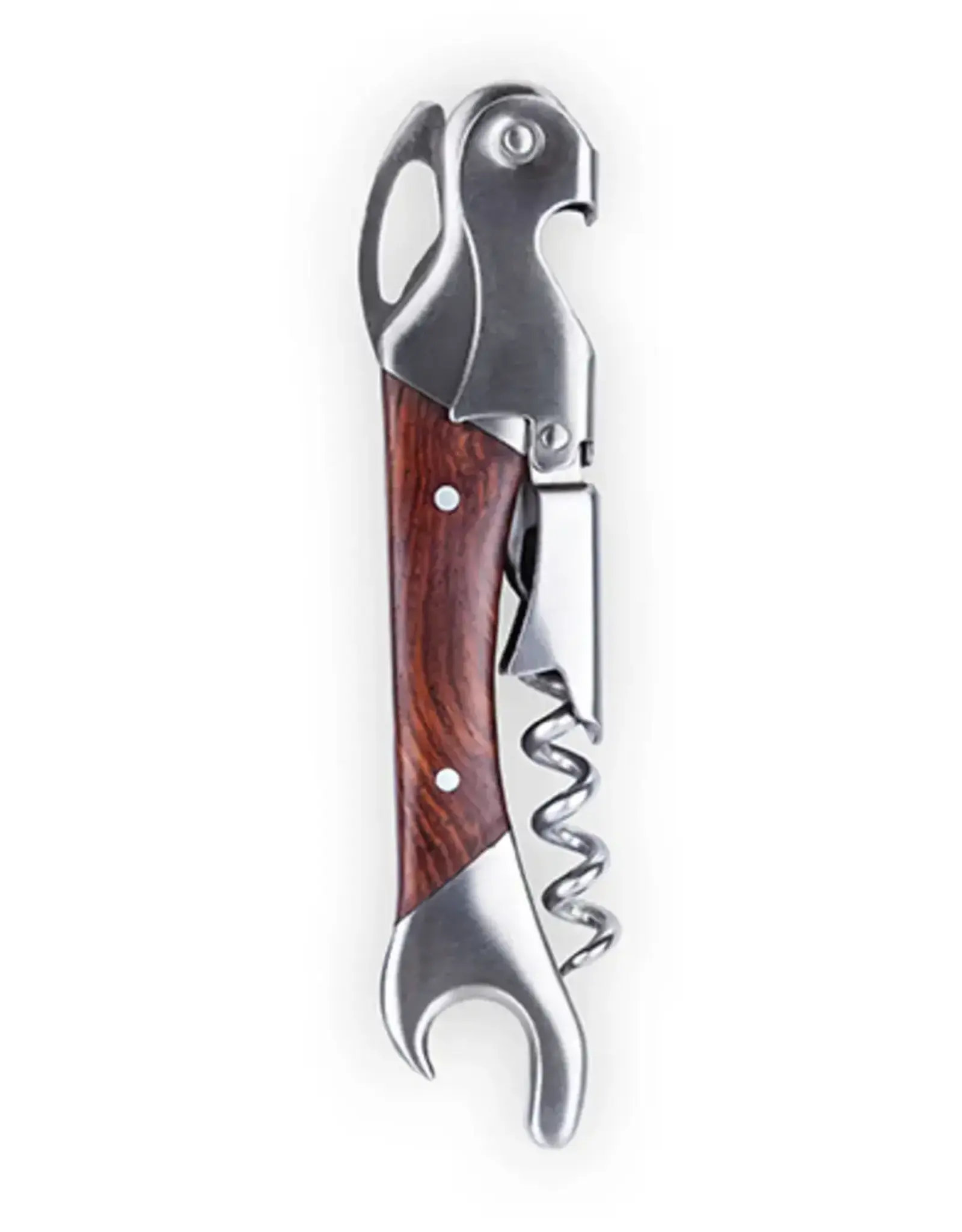 Admiral Rosewood Doublehinged Corkscrew and Foil Cutter
