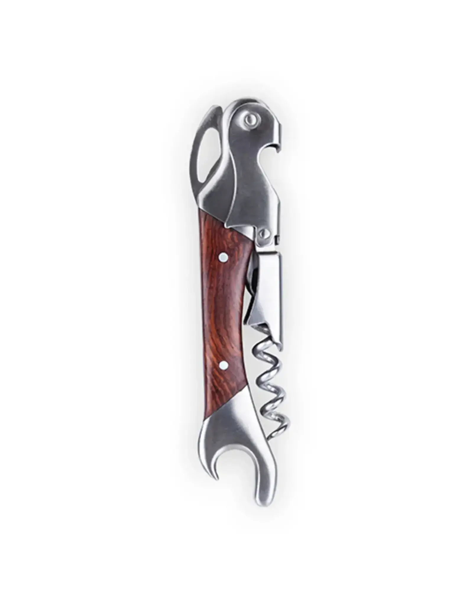 Admiral Rosewood Doublehinged Corkscrew and Foil Cutter