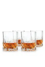 Admiral Vintage Style Crystal Tumblers Set of 4