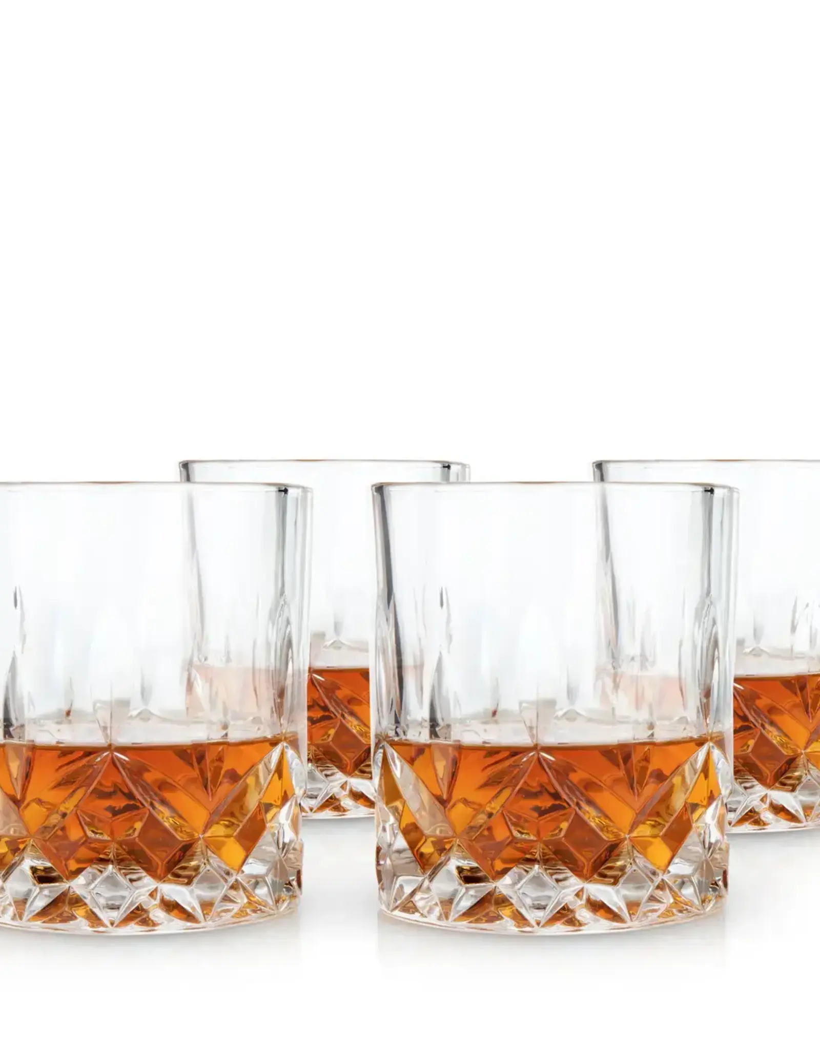 Admiral Vintage Style Crystal Tumblers Set of 4