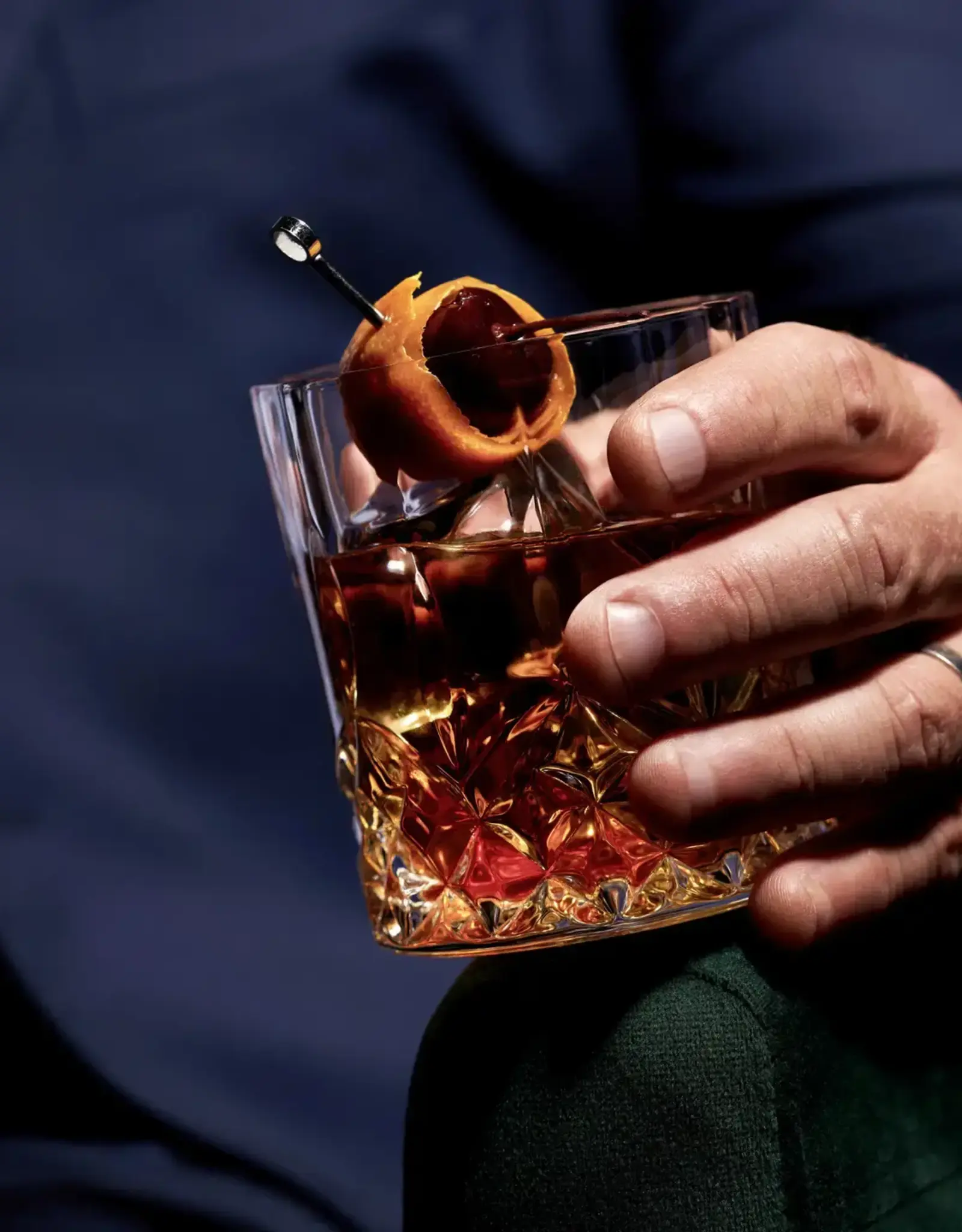 Admiral Vintage Style Crystal Tumblers Set of 4