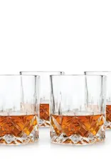 Admiral Vintage Style Crystal Tumblers Set of 4