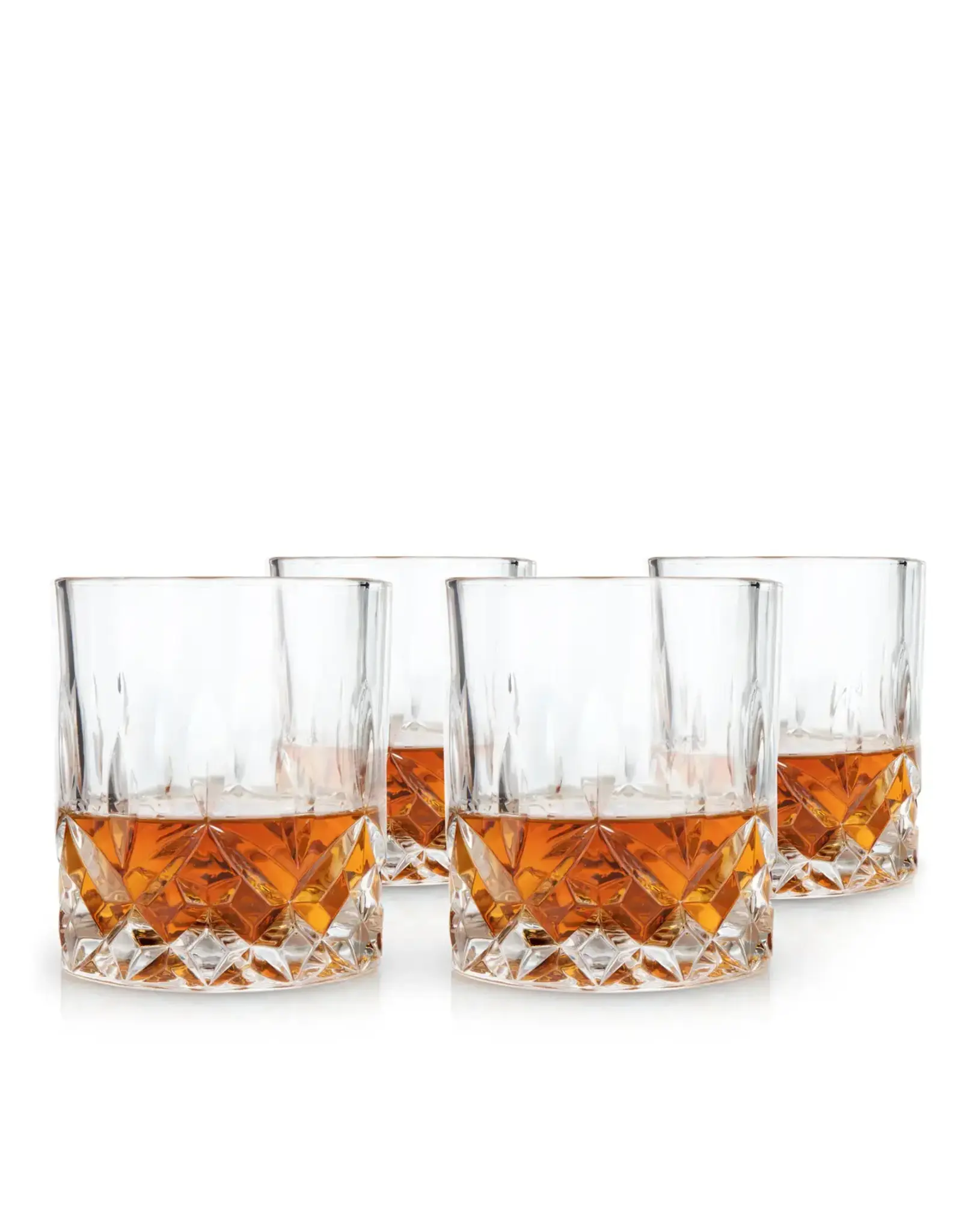 Admiral Vintage Style Crystal Tumblers Set of 4