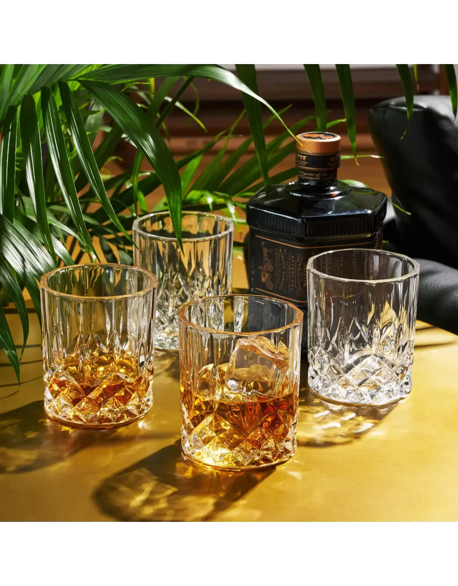 Admiral Vintage Style Crystal Tumblers Set of 4