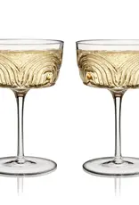 Deco Beau Crystal Cocktail Coupe