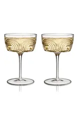 Deco Beau Crystal Cocktail Coupe